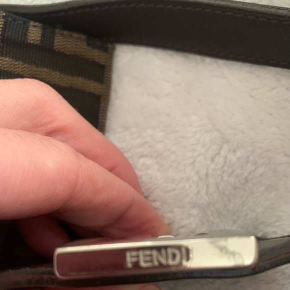 FENDI ZUCCA BROWN/TOBACCO CANVAS BAGUETTE…EUC RARELY USED!!👜👜 - Picture 10 of 11